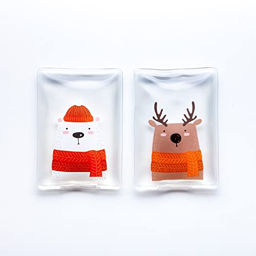 Home-Flair Taschenwärmer Wiederverwendbar – Handwärmer für Kinder & Erwachsene – Knick-Wärmekissen – Verschiedene Designs – Ideal für Winter, Outdoor & als Geschenk