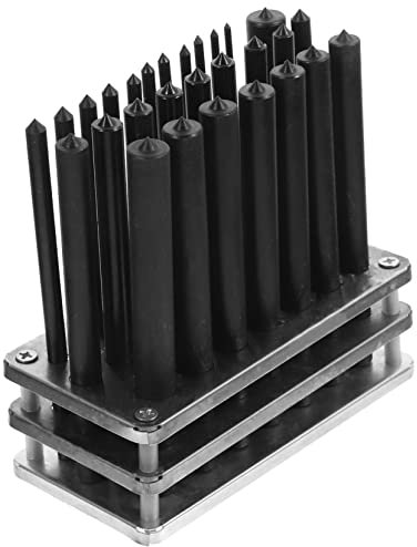 Veemoon 1ensemble Set De Outils De Maintenance Avec Punchs Cylindriques Punchs De Positionnement Pour Réparation Mécanique Et Perçage