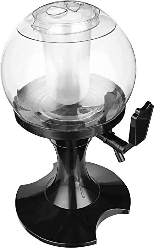 Dispensador de torre de cerveza Dispensador de cerveza Dispensador de cerveza esférico de 3,5 l Torre de cerveza casera con tubo de hielo Dispensador de bebidas para el hogar Comercial