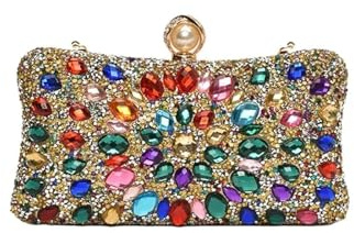 YUEZHAN Abendtasche Damen Clutch Rahmen Schulter Cross Body Abend Taschen Design Mode Handtaschen Für Lady Party Bankett Bunt