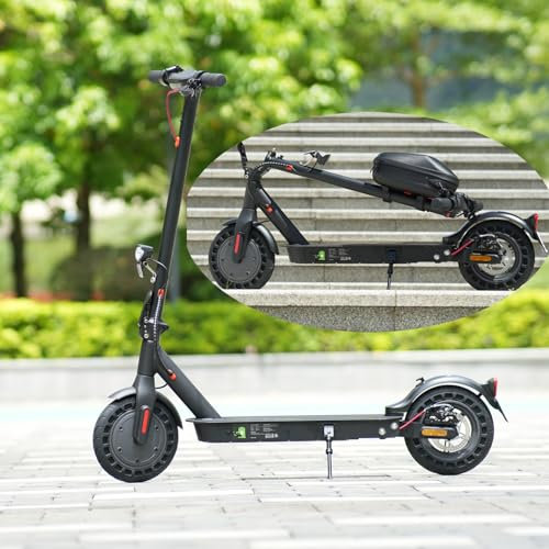E Scooter mit Straßenzulassung Max 40 km Reichweite,10 Zoll Elektroroller mit Wabenreifen Duales Bremssystem und Doppelfederung 20km/h,Elektro Scooter bis 120kg für Herren Damen
