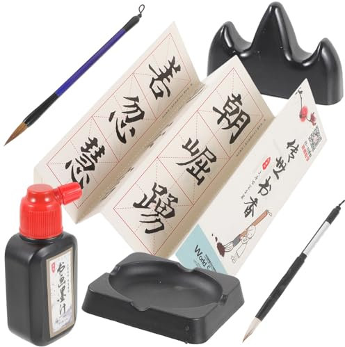 DIYEAH 1satz Kalligraphie Set Für Anfänger Premium Schreibset Mit Pinsel Tinte Und Chinesische Kalligraphie Ausrüstung Für Kreative Kunst Und Übung