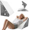 Cuscino Regolabile a Cuneo, Cuscino a Cuneo da Lettura per Letto - Poggiatesta Ergonomico in Memory Foam Solleva Gambe, Piedi e Schiena - Ottimo per Supporto a Letto e sul Divano