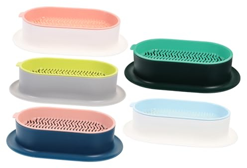 LOORGVEL 5 Piezas Macetas para Césped de Gato Hidroponicas Caja Práctica y Creativa para Plantas de Gato Material Duradero Fácil de Limpiar y Usar Conveniente para Cuidado Doméstico de