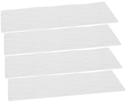 Alasum Eva Surfboard Antirutschmatte Set Weiß Eva Material Komplettes Front Rutschpad rutschfeste Deck Grip Matte für Surfbrett Kajak Skimboard und Wassersportgeräte