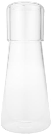 ARTIBETTER Jarra de Agua de Cristal Transparente 750 Ml Hervidor de Enfriamiento Resistente para Bebidas y Jugos en Casa y Fiestas con Vaso Incluido