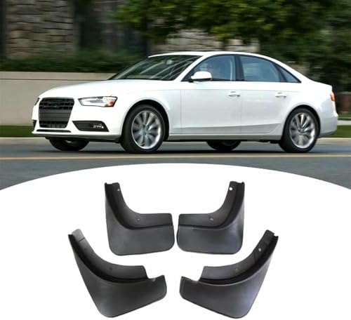 ZVFZGFGR Schmutzfänger-Set Spritzschutz Auto Schmutzfänger Auto Außenschutz Dekoration Spritzlappen Kotflügel für Audi A4 B7 B8 B9 2009-2015
