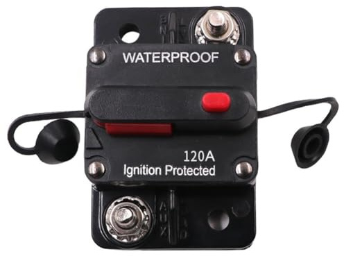 Interruttore di risistemazione manuale da 30-300 Amp, fusibile termico impermeabile IP67 da 12-48 V CC, per auto, barca, camion e applicazioni marine