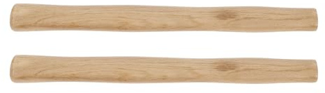 Homoyoyo Manche de Marteau en Bois Massif 2 Pcs 1000 G Trou Ovale pour Remplacement, Accessoire Outil de Réparation Polyvalent, Compatible Marteaux à Main, Usage Bricolage et Professionnel