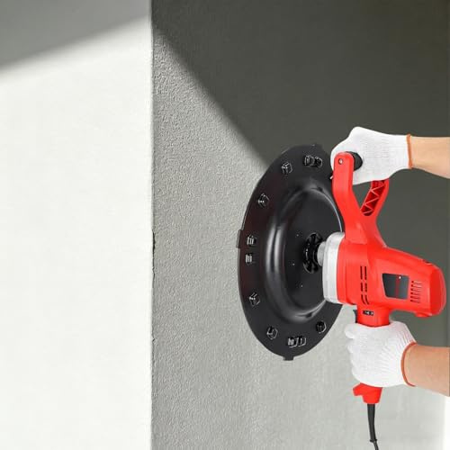 Kit cazzuola elettrica per cemento e malta, 1280 W, velocità regolabile, levigatrice per pareti e intonaco, miscelatore manuale per cemento e finitura, levigatrice per pareti