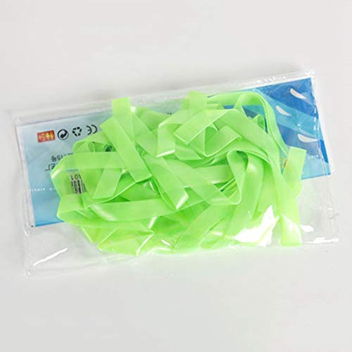 Haofy Banda de Saltar Duradera, Ligera y Morada para Niños, Banda de Goma Elástica de Alta Resistencia para Jugar Al Aire, Hecha de Material de Goma (Green)