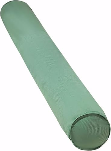 Cylindrisk lungokudde för sömn – avtagbar stödkudde för nack- och ländryggen för säng och soffa finns i grönt (60 x 12 cm/24 x 5 tum) – perfekt för komfort och avkoppling