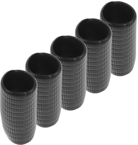 BESPORTBLE 5 Stück Bogengriff für Bratsche und Cello aus Schwarzem Gummi mit Sicherem Griff und Optimiertem Saitenkontakt für Übung und Aufführung