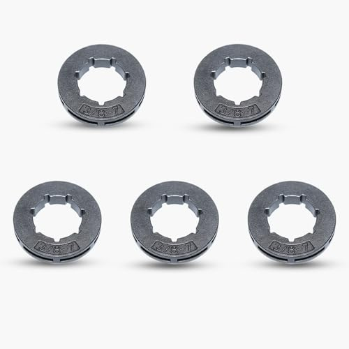 Haishine 5 Stück Kettenrad Rim 3/8-Abstand 7 Zähne 19mm für Stihl MS360 MS310 für Husqvarna 154 254 50 51 55 Accessoires #18720 Ersatzteile