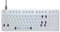 DROP Tastiera meccanica CTRL - Tastiera da gioco Tenkeyless TKL (87 tasti), interruttori hot-swap, macro programmabili, retroilluminazione LED RGB, USB-C, PBT doppio, telaio in alluminio (barebones,
