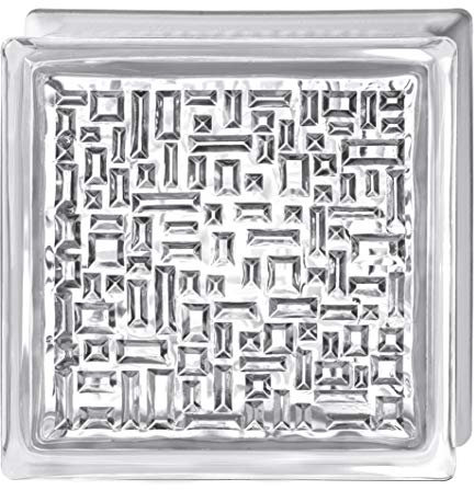 Bormioli Rocco Lot de 6 boîtes de 6 briques en verre transparent DQ 19 x 19 x 8 cm