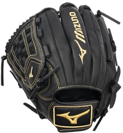 Mizuno Gmvp1200p4 Gant de Balle pour Hommes, Toile Tartan Noire, 30,4 cm
