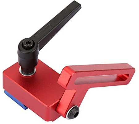 Tyenaza Tope de Pista de Inglete, Rieles en T Tope de Cerca, Tabla de Enrutador de Corte de Inglete Tipo 30 para Carpintería, Conector de Respaldo de AleacióN de Aluminio, para CarpinteríA Trabajar