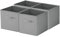 feyiubmen Paquete de 4 cajas de almacenamiento plegables de 28 x 28 x 28 cm, cajas de almacenamiento, cubos de almacenamiento, caja plegable, caja organizadora para juguetes, ropa