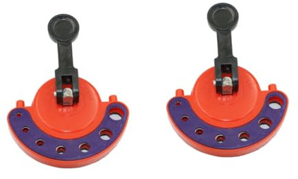 KONTONTY 2pcs Glass Hole Drill Kit Multi-Function Tile Punching Suction Cup Locator Tile Drill Bit