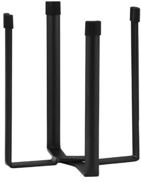 Eabdice Pieghevole Metallo Scola Bottiglie, Scolabottiglie Pieghevole, Scolabottiglie Pieghevole Asciugabottiglie，Adatto Per Bottiglie, Bicchieri e Sacchetti Per Rifiuti Di Cucina, Nero