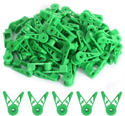 DELAESI 60 Stück Pflanzenbieger 360° Verstellbare Pflanzenbieger-Clips Pflanzen Clips Low Stress Training Pflanzen Bieger für Weinreben und Blumen und Andere Gartenbedarf