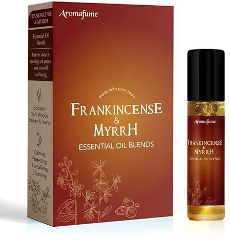 Frankincense and Myrrh Resin Oil Roll-On Blend, 10ml, Aromafume
