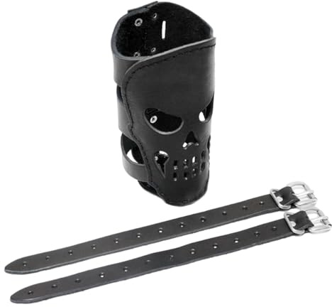 Portabottiglie per bicicletta, in pelle PU, porta bottiglie d'acqua per bicicletta, a di teschio, universale, con 2 supporti per auto, auto, biciclette, biciclette, mot