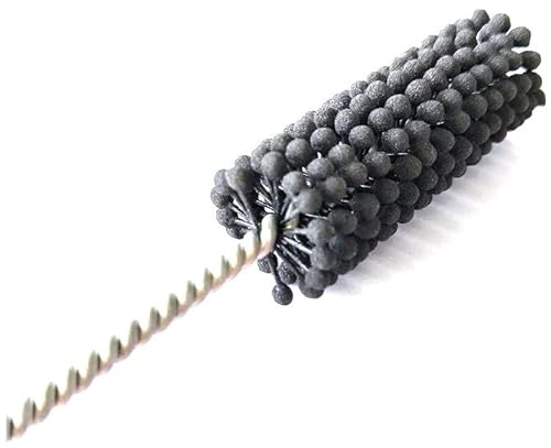 Pro-Graad TwistFlex 1-1/4 120SC Cylinder Hone | 1.25 (31.8mm) Flexible Cylinder Honing & Deburring Tool | Bore Brush for Hole Diameters 1.12” – 1.25” | Silicon Carbide 120 Grit | 8 Length
