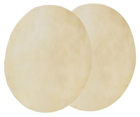 Akozon Schaffell-Trommelfelle für Bongo-Trommeln, 2 Stück, 11 4 Zoll, 29 Cm, Gleichmäßig Klarer Klang (9,0 Zoll)