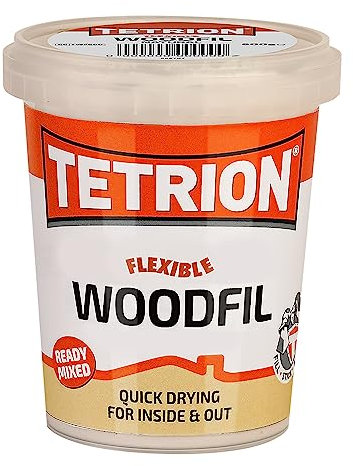 Tetrion TWF600/TWF606 Woodfil 600g Flexible Wood Filler Natural Ready Mixed