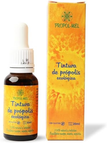 Tintura madre de Propolis - 20 ml - BIO. Favorece el bienestar de la garganta. 100% Natural. 15% peso/volumen.