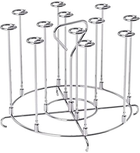 Air Fryer Skewer Stand, Stainless Steel Kebab Skewers Rack, Air Fryer Accessories for Ninja Foodi Air Fryer Kitchen Cooking BBQ(6QT)