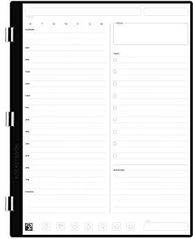 Rocketbook Pro Tages-/To-Do-Seitenpaket | Scannbare Pro-Seiten für To-Do-Listen und Agenda – Schreiben, Scannen, Löschen, Wiederverwenden | 20 Blatt | Briefgröße: 19,8 x 26,7 cm