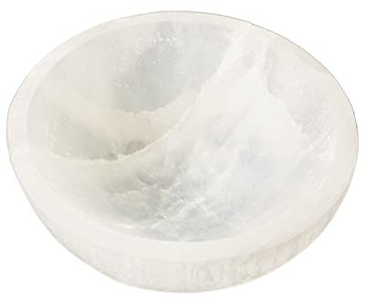 Cristal natural 1pc CrystalStone Cenicero Cuenco de cristal Cuenco de selenita de cristal Inicio Colecciones