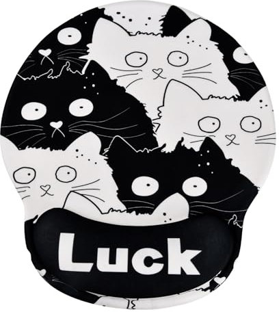 Wisebom Alfombrillas de Ratón, Alfombrilla Ratón con Reposamuñecas Mouse Pad Ergonómica con Apoyo Mousepad con Memory Foam Mouse Pad Gaming para Trabajadores Y Jugadores