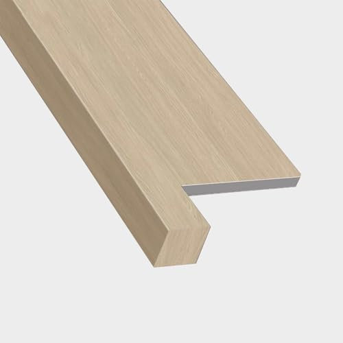 XILYZMO Davanzali Interni su Misura PVC, Colore Legno Davanzale Protezione, Casa Naso Finestra Copertura Davanzale, Tagliabile Finestre Sostituzione Decorazione della Piastra(A-Type,L160/W10)