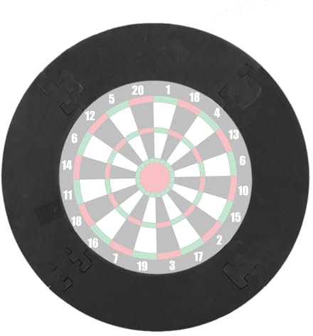 divuukyi Runde Dartscheiben-Umrandung, Wandschutz, abnehmbarer Wandschutz, Rückwand, einfache Installation