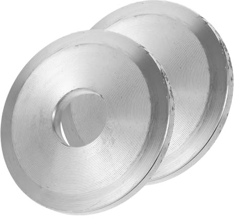 Operitacx Plaques de Serrage en Alliage Argenté pour Scie à Table, Accessoires Résistants pour Atelier de Menuiserie, Fixation Ferme des Lames de Scie