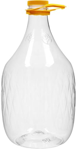 BROWIN® DAMA-Gärballon 640217 | 5 L PET mit Schraubverschluss | Tragegriff