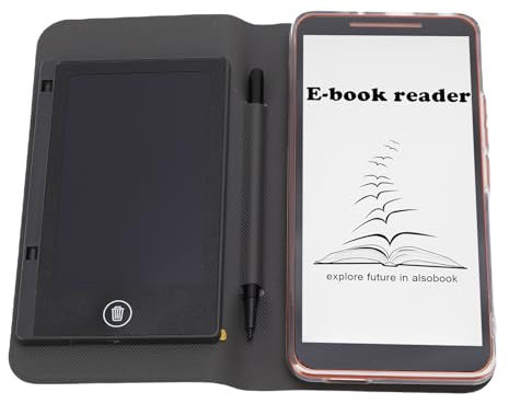 Reader Ebook Reader, da 5,7 Pollici 1G e 8G Readitore E-Book Capacitivo HD con Custodia Protettiva, Lettore di Libri Elettronici Portatile Bluetooth WiFi Bluetooth per Android