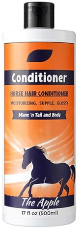 Mane Tail Champú - Deep Cleansing Coat Wash Nourishing Acondicionador portátil | Accesorios para el cuidado de caballos con fórmula desenredante, gel de ducha hidratante para suavizar la cola y brillo