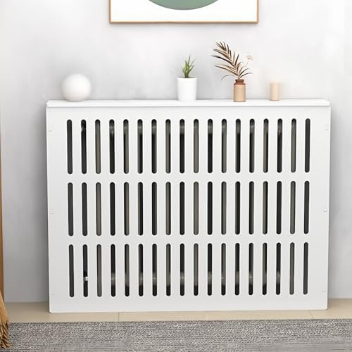 SXYCKRUI Radiator Covers for Home, Baseboard Heater Covers for Decorative Household Living Room Home, Vertical Louvered Slatted Grill Design(80 * 90 * 20cm/31 * 35 * 8in)