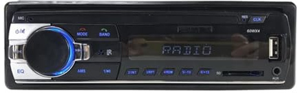 BGAZA Bluetooth Autoradio Car estéreo USB SD Ranura for Tarjetas FM Am aux LCD Disipación Dab+ RDS 1 DIN Audio Mp3 Reproductor de Cassette de Radio de Radio de Coche
