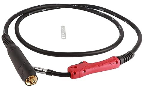 Schweißbrenner mit Zubehör, 180A 15AK MIG/MAG Schweißbrennerpistole Euro Stecker 3m für 150A-250A Schweißgerät