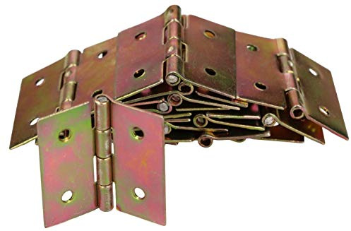 KOTARBAU® Möbelscharniere 35 x 35 mm 25 St. Gerollte Scharniere Alle Größen Tischband Türband Möbelband Verzinkt Türscharniere Scharnier Kistenband Schrankscharniere