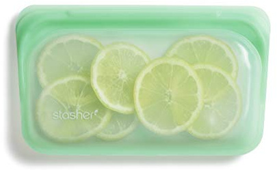 Stasher 100% Silikon Wiederverwendbare Lebensmittelbeutel Snack Mint