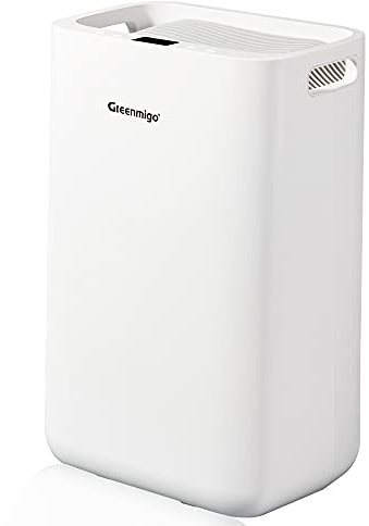 Greenmigo Alpha Déshumidificateur Electrique 13L/jour(ALPHA-Q13),Portable Absorbeur d Humidité pour pièces 20m² à 50m²,Idéal Déshumidificateur d'air pour la Maison,Salle de Bains,Placard,Armoire