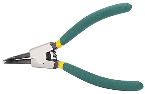 Pinze per Anelli di Sicurezza, Pinze per Anelli Elastici con Impugnatura a Molla Pinza per Anelli Elastici Strumento per Clip Piegato Esterno Strumento Manuale per Uso Industriale