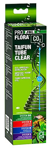 JBL PROFLORA CO2 TAIFUN TUBE, CO2-Spezialschlauch für Aquarien, 3 m lang, Transparent